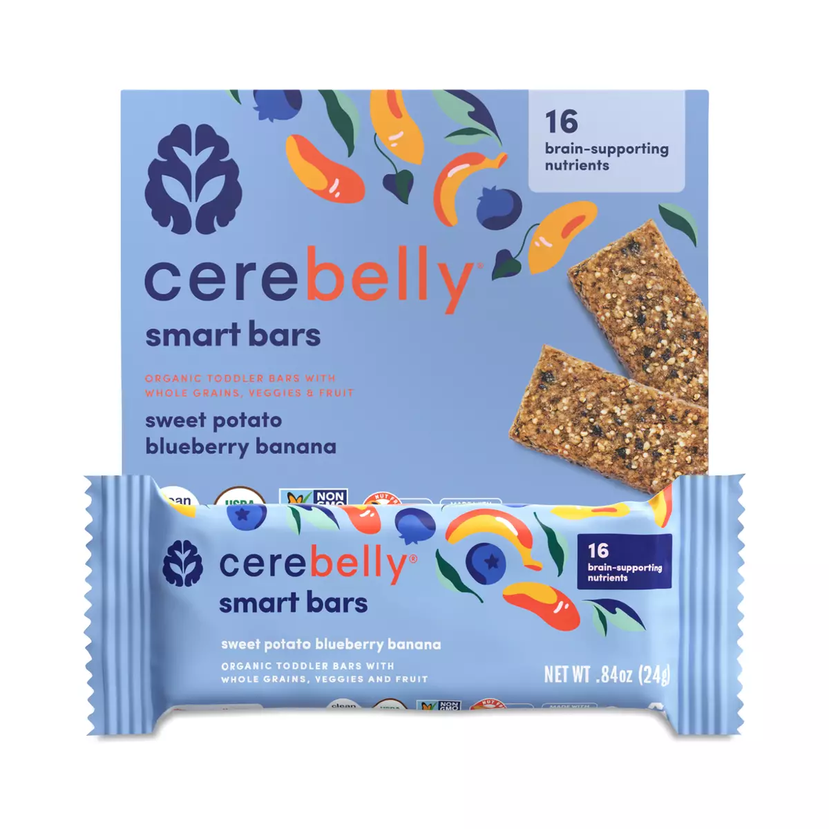 Smart Bar, Blueberry, Banana & Sweet Potato