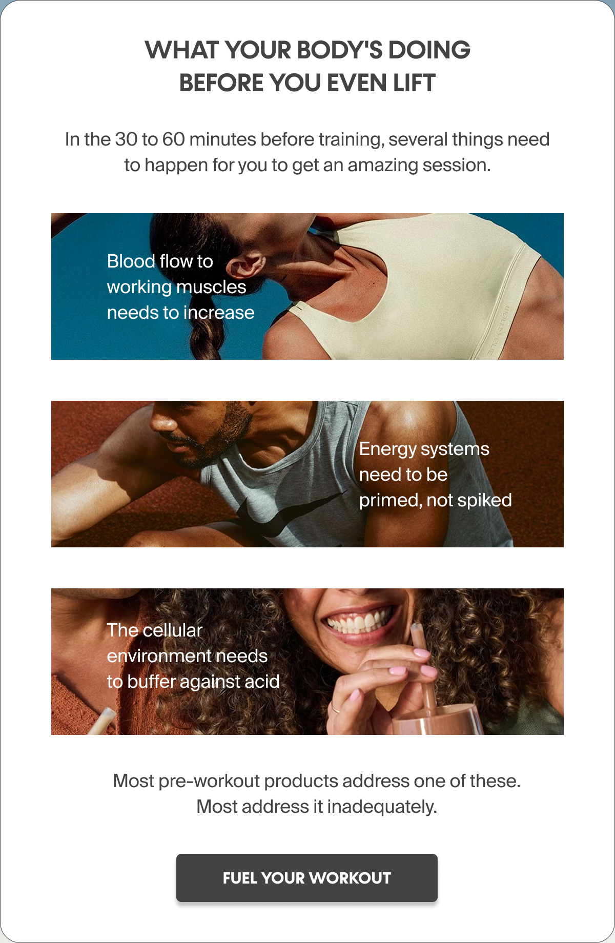 What your body's doing before you even lift