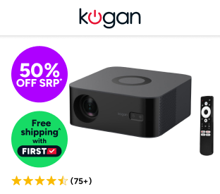 Kogan Smart AI Google TV Projector Product Image