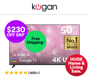 Kogan 50" LED 4K Smart AI Google TV Product Image