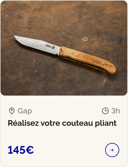 Réalisez votre couteau pliant