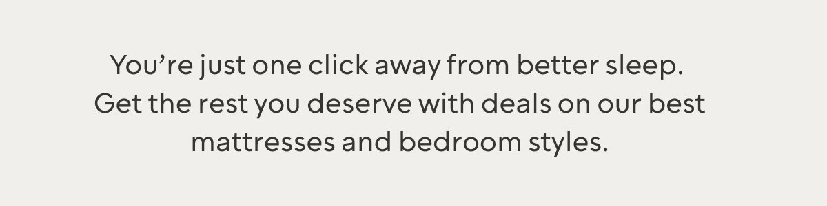 Mattress markdowns