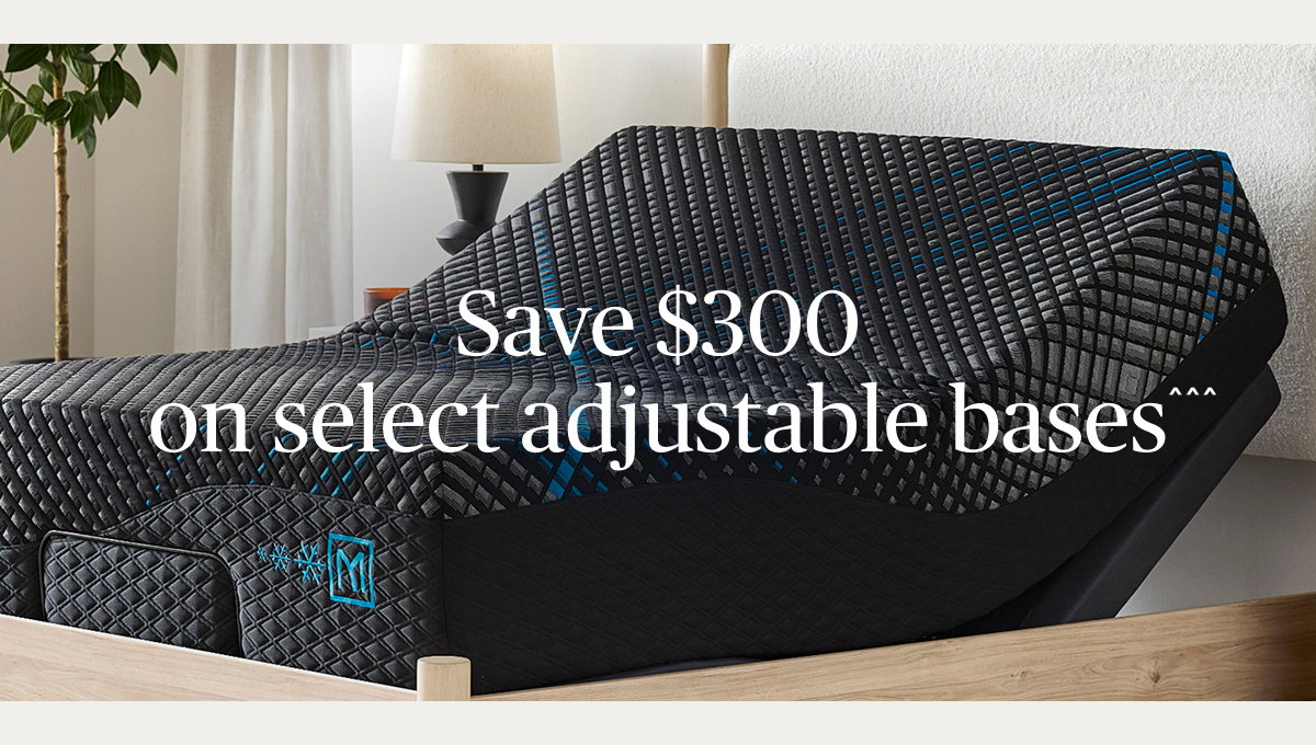 Save $300^^^ on select Ashley Sleep adjustable bases