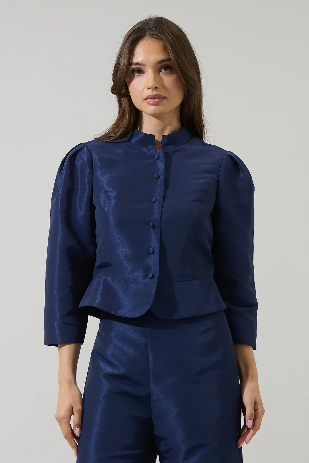 Image of Hestia Collared Puff Jacket