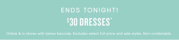 $30 dresses