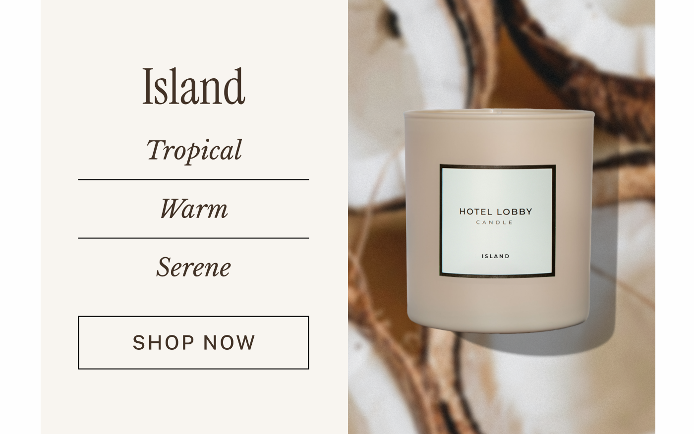 Island / Tropical • warm • serene