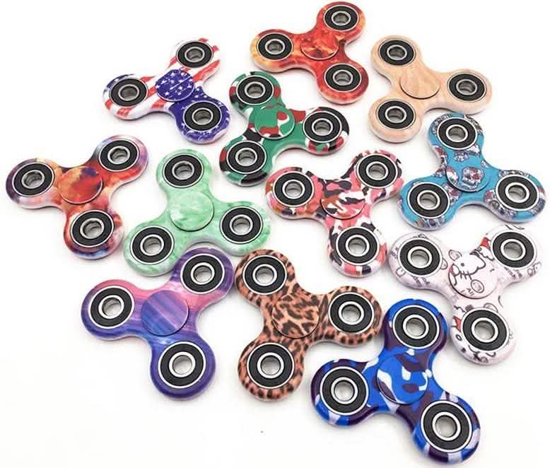 Image of Fidget Spinner Stress and Anxiety Reliever Toy - Assorted