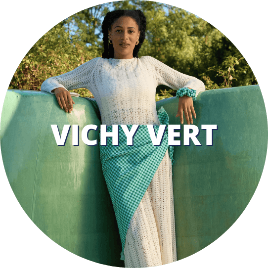Collection Vichy Vert Menthe PPMC