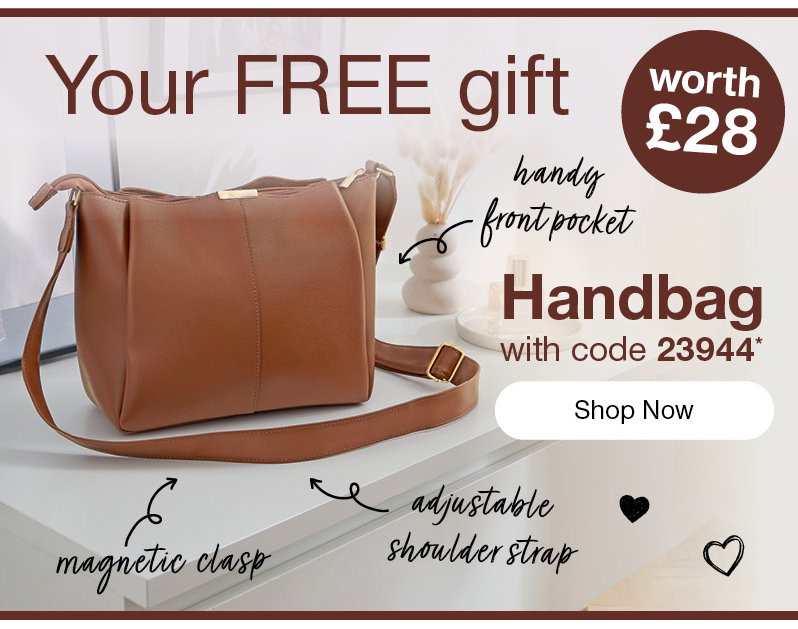 Your free handbag with code 23944
