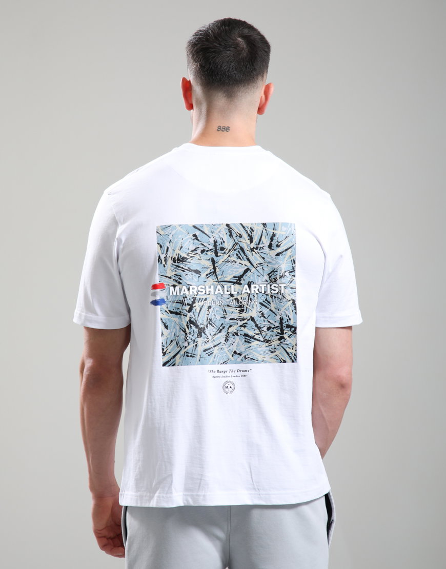 Image of She Bangs The Drums T-Shirt // White - M