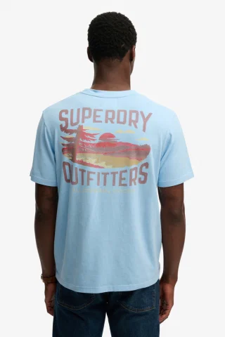 OUTDOORS MOUNTAIN RLXD TEE M1012358A VYJ SEAFOAM BLUE