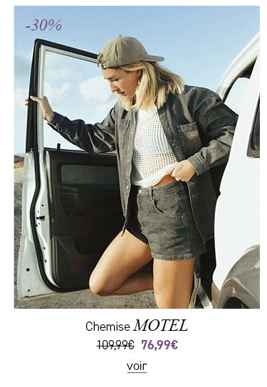 Chemise manches longues MOTEL
