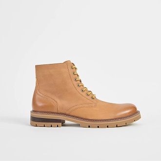 Men’s leather lace up boot