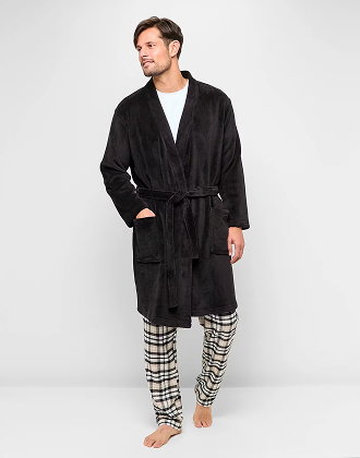 Coral fleece robe
