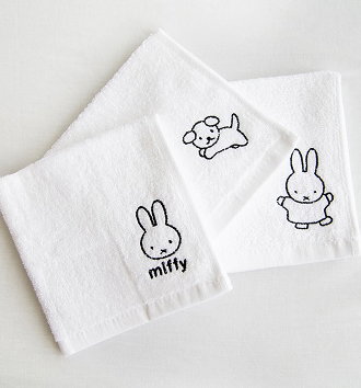 Miffy kids face washers 3 pack