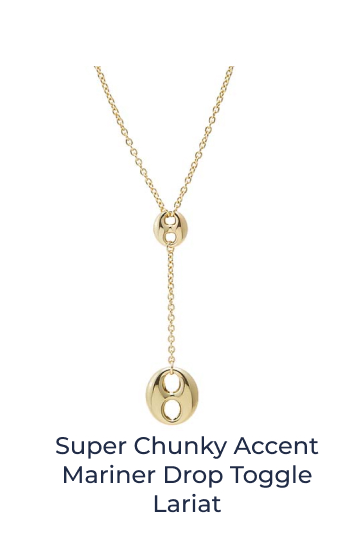 Super Chunky Accent Mariner Drop Toggle Lariat