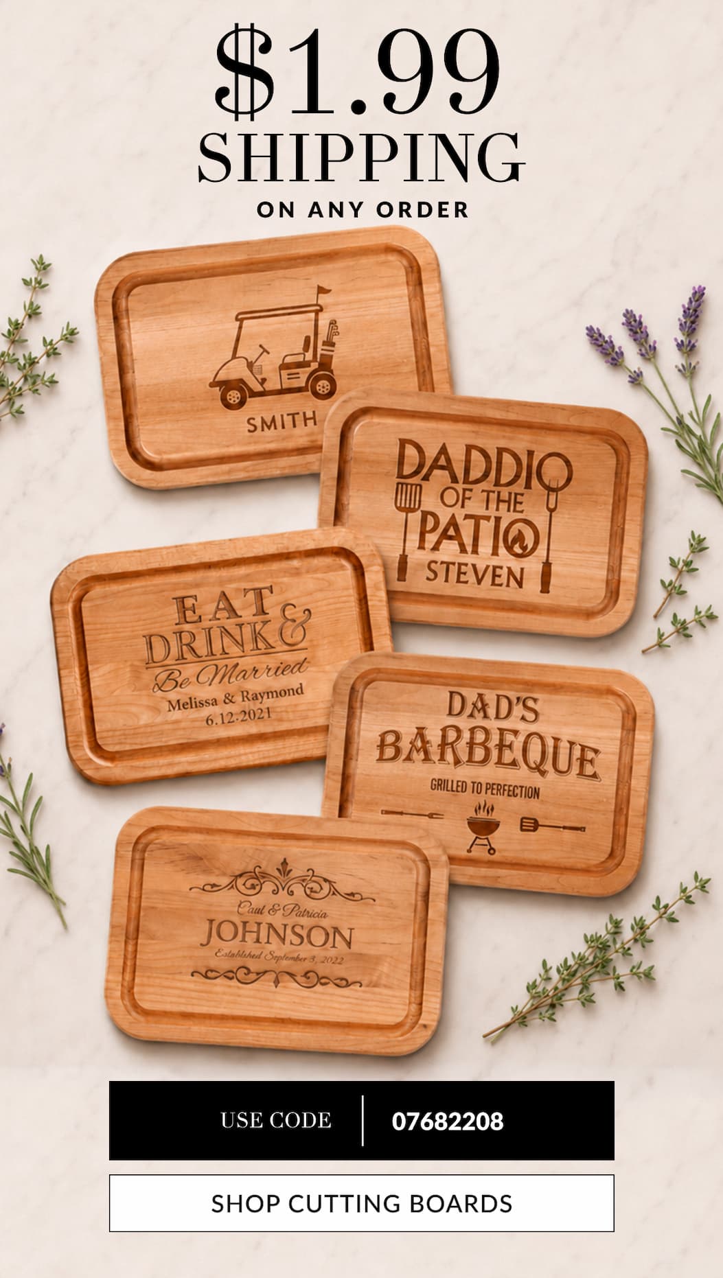 $1.99 shipping on any order