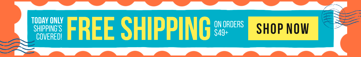 Today Only: Free Shipping on Orders $49+ 