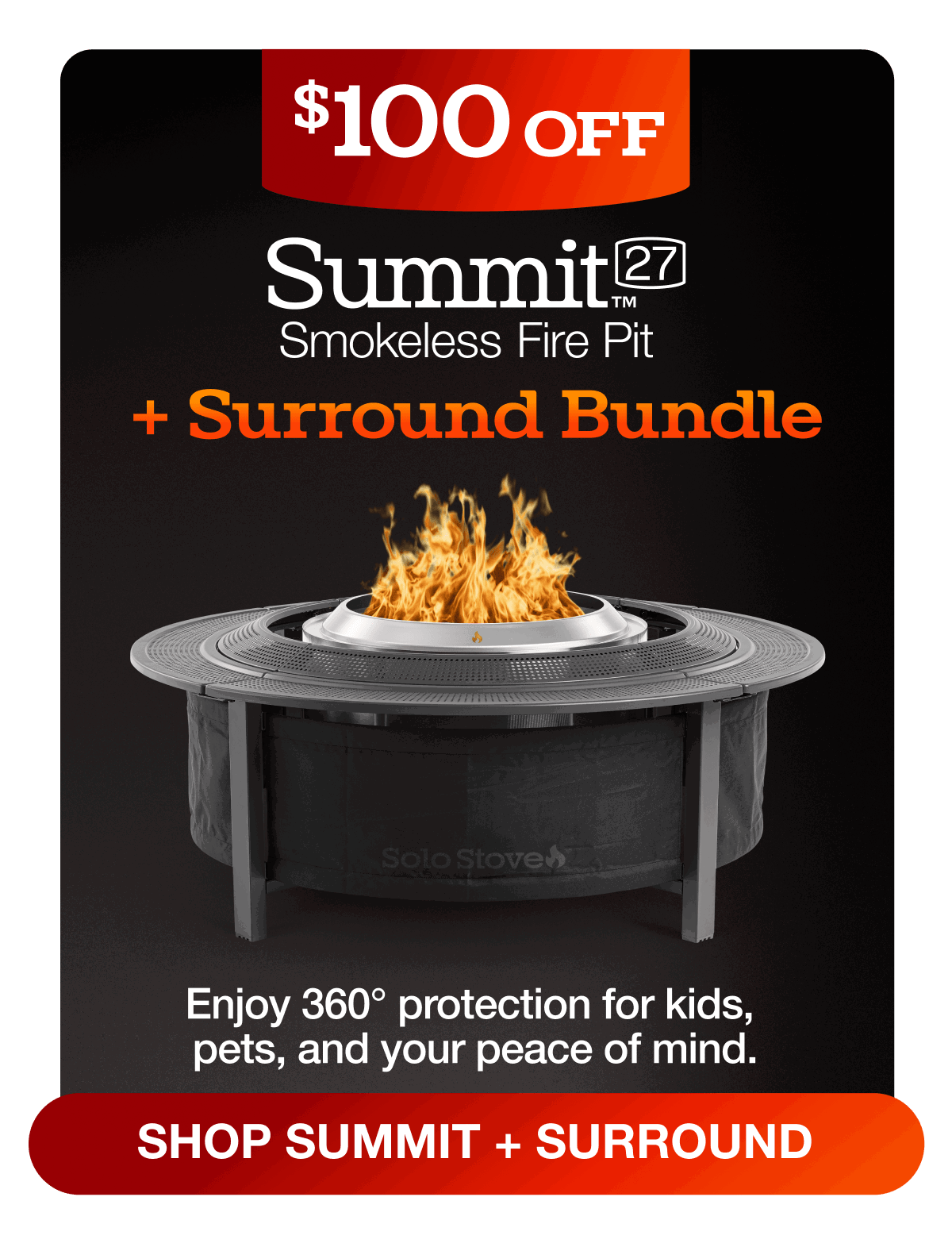 Summit 27 Fire Pit + Surround Bundle