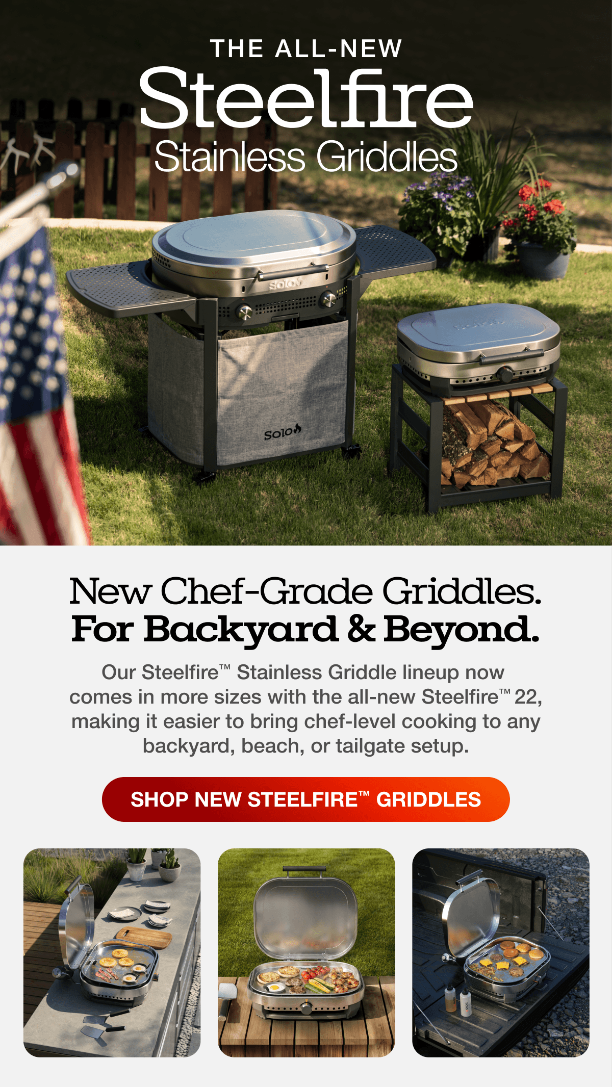 Steelfire Stainless Griddles