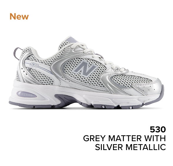 530 GREY MATTER with SILVER METALLIC