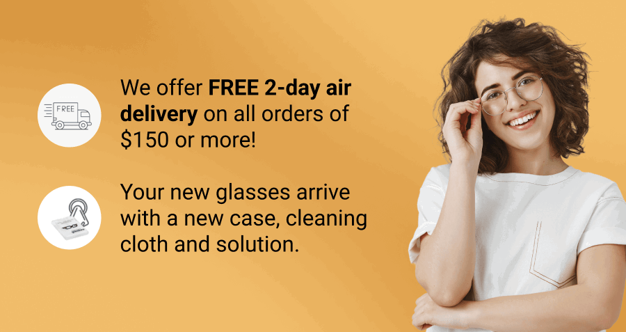 We offer FREE 2-day air delivery on all orders of $150 or more!