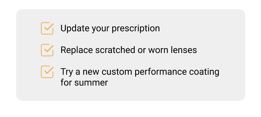 Order Your New Lenses