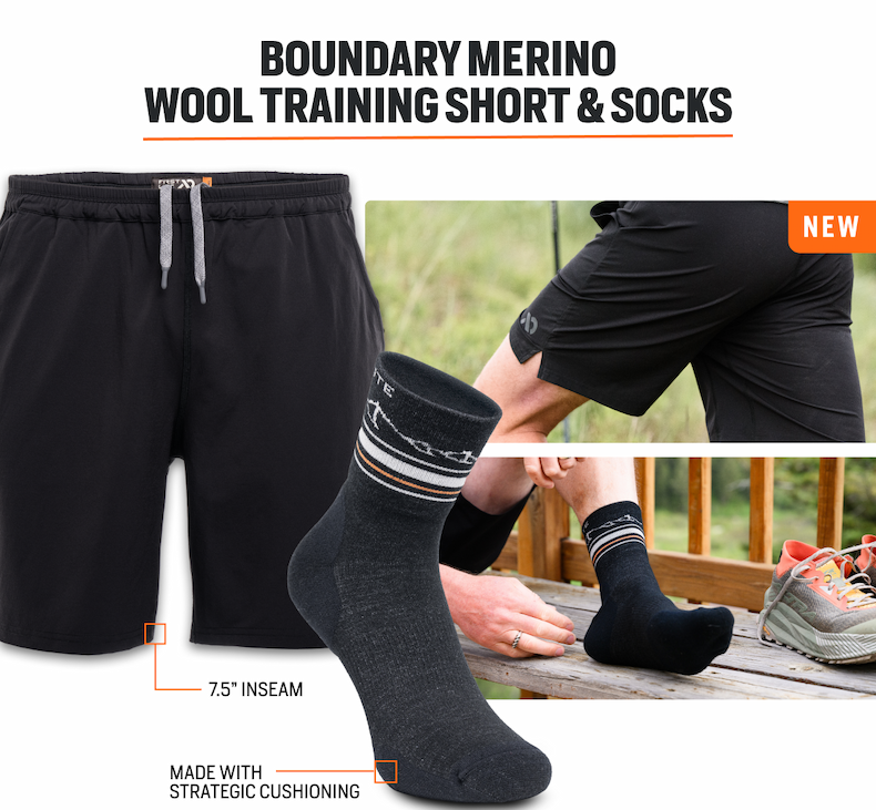 The perfect combination for hot-weather, high-output training. Made from a Merino wool blend that optimizes breathability, odor resistance, and stretch for all-day comfort.
