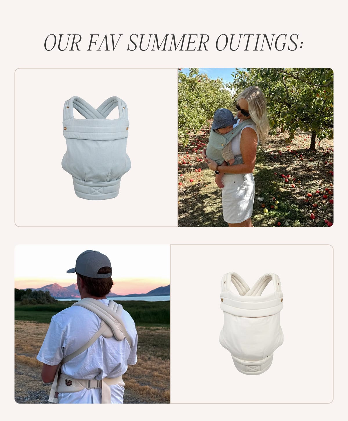 Our fav summer outings: