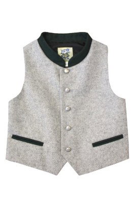 Kinderweste - LEANDER - grau/grün