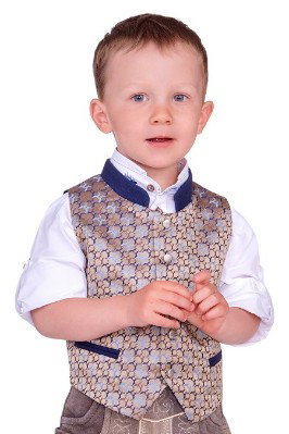 Kinderweste - HENNES - beige/marine