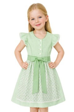 Kinderdirndl 2tlg. - SALLY - hellgrün