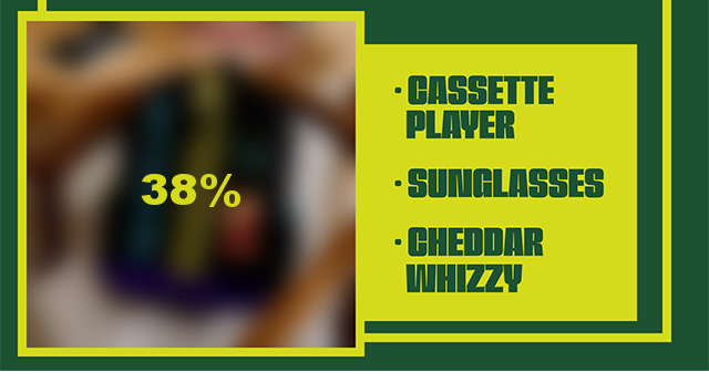 Cassette Player Sunglasses Cheddar Whizzy