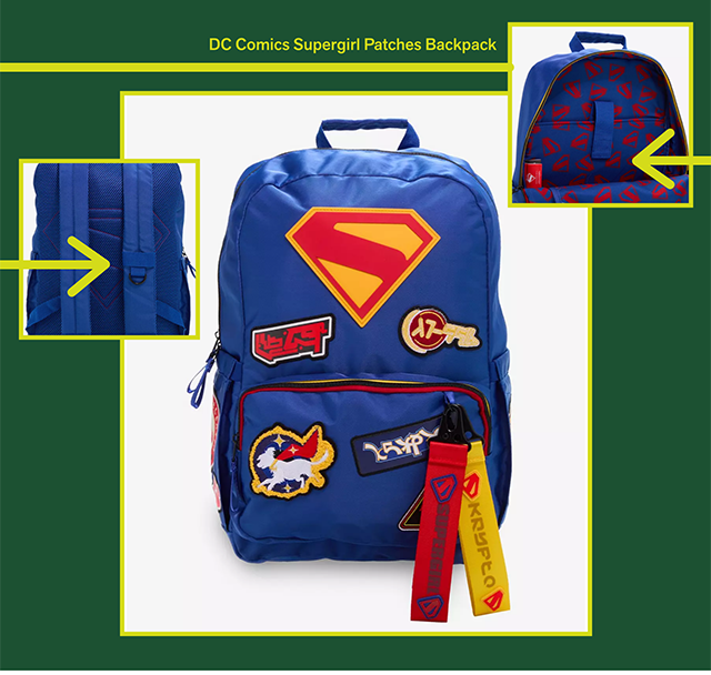 DC Comics Supergirl Patches Backpack