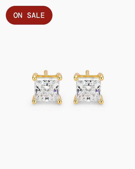 Square Stud Earrings