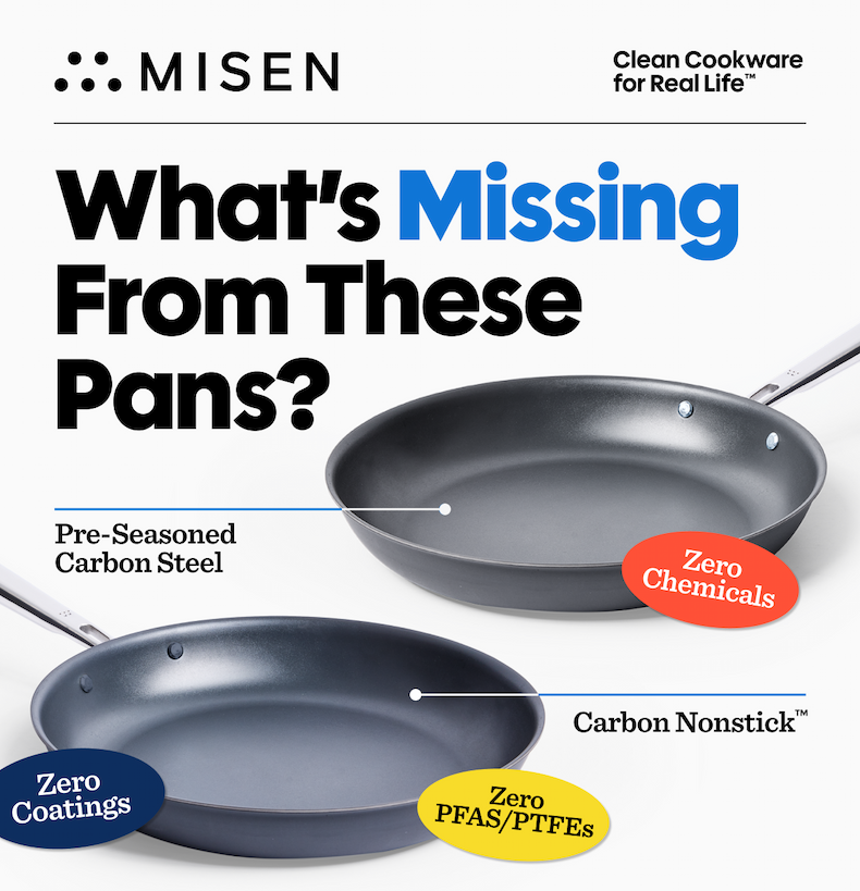 What's missing from these pans?
