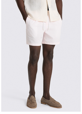 Pink Stripe Swim Shorts