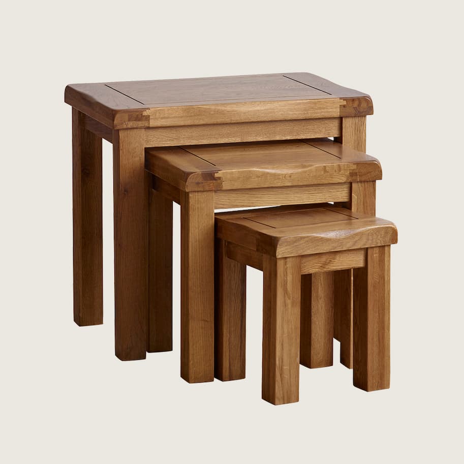 Original Rustic Nest of Tables