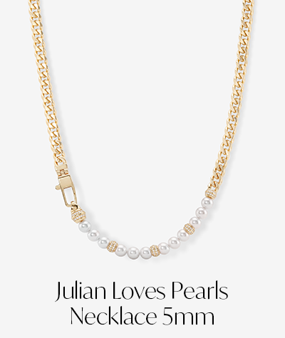 Julian Loves Pearls Necklace 5mm