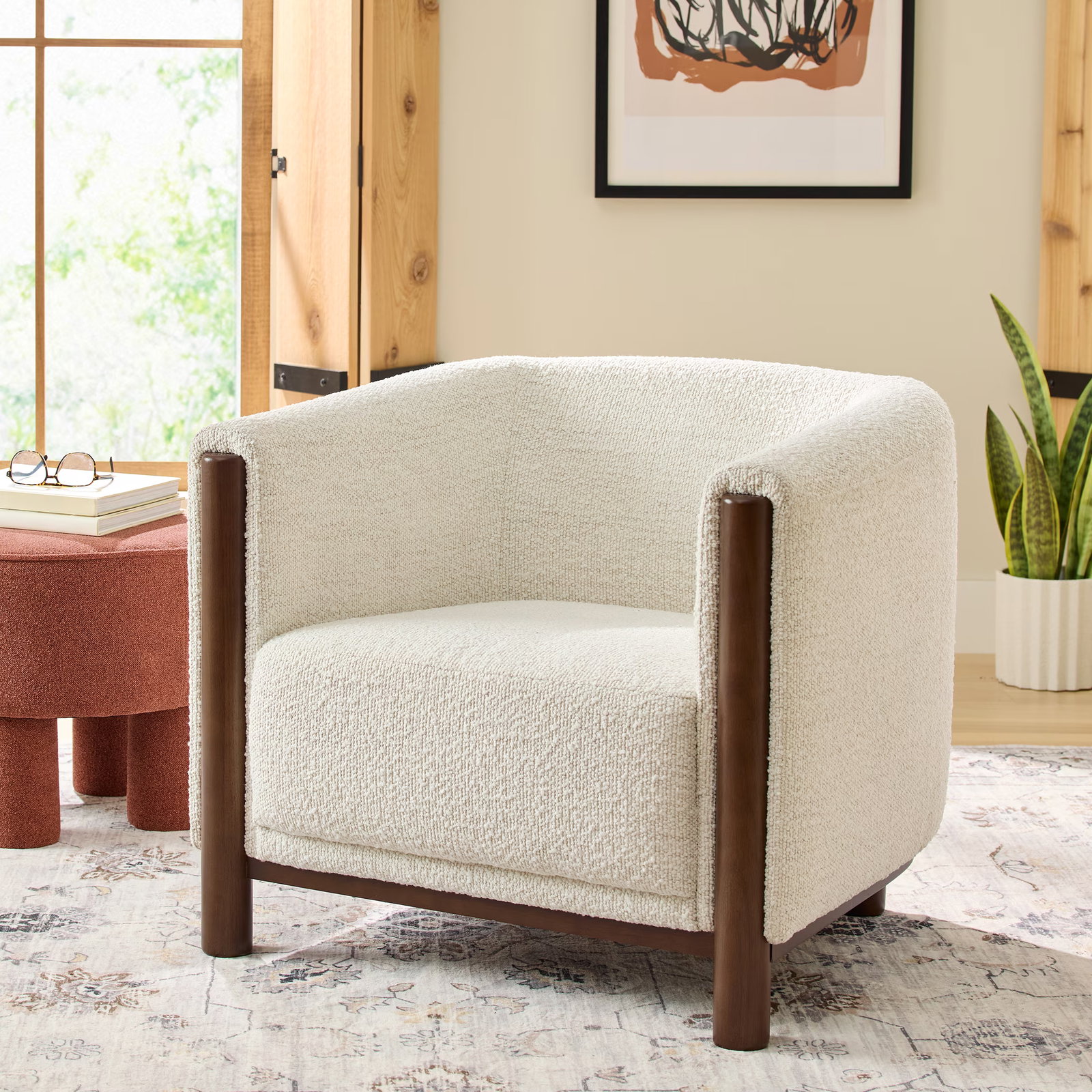 Boucle Accent Chair