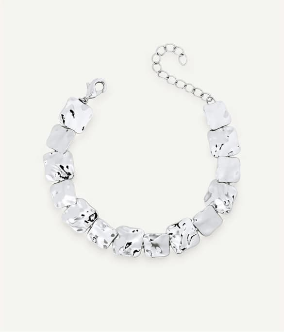 Pulsera rígida cuadrados Reflexes