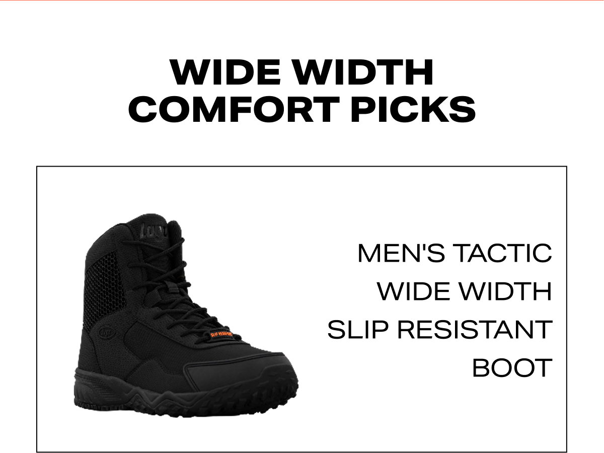 MEN'S TACTIC WIDE WIDTH SLIP RESISTANT