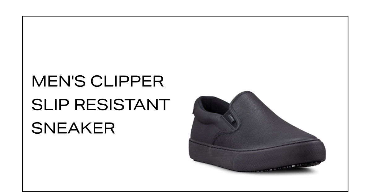 MEN'S CLIPPER SLIP RESISTANT SNEAKER