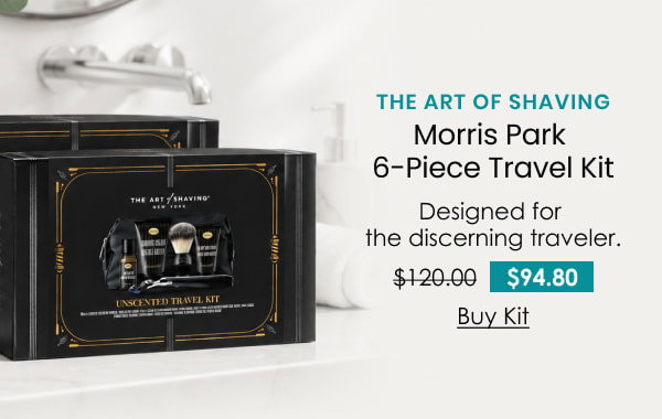 The Art of Shaving Morris Park 6-Piece Travel Kit