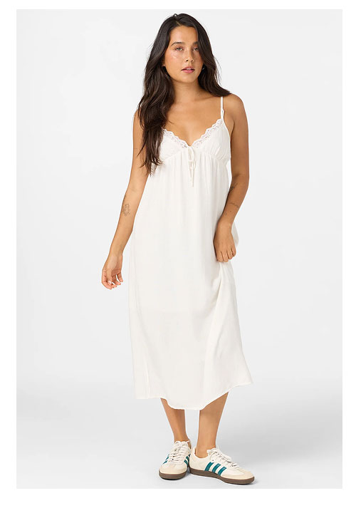 Dayna Solid Midi Dress