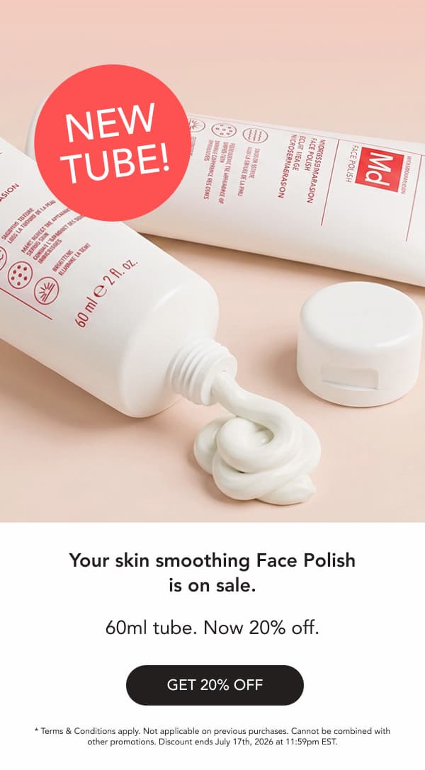 Microdermabrasion Face Polish in NEW tube