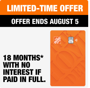 A Home Depot credit card