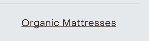 Organic Mattresses