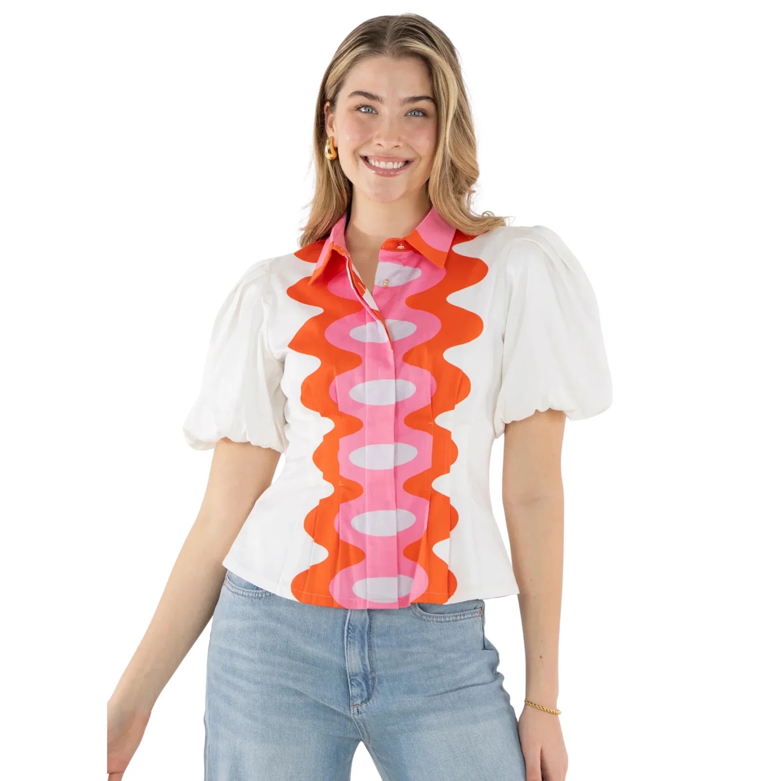 Image of Britt Top in Rosa
