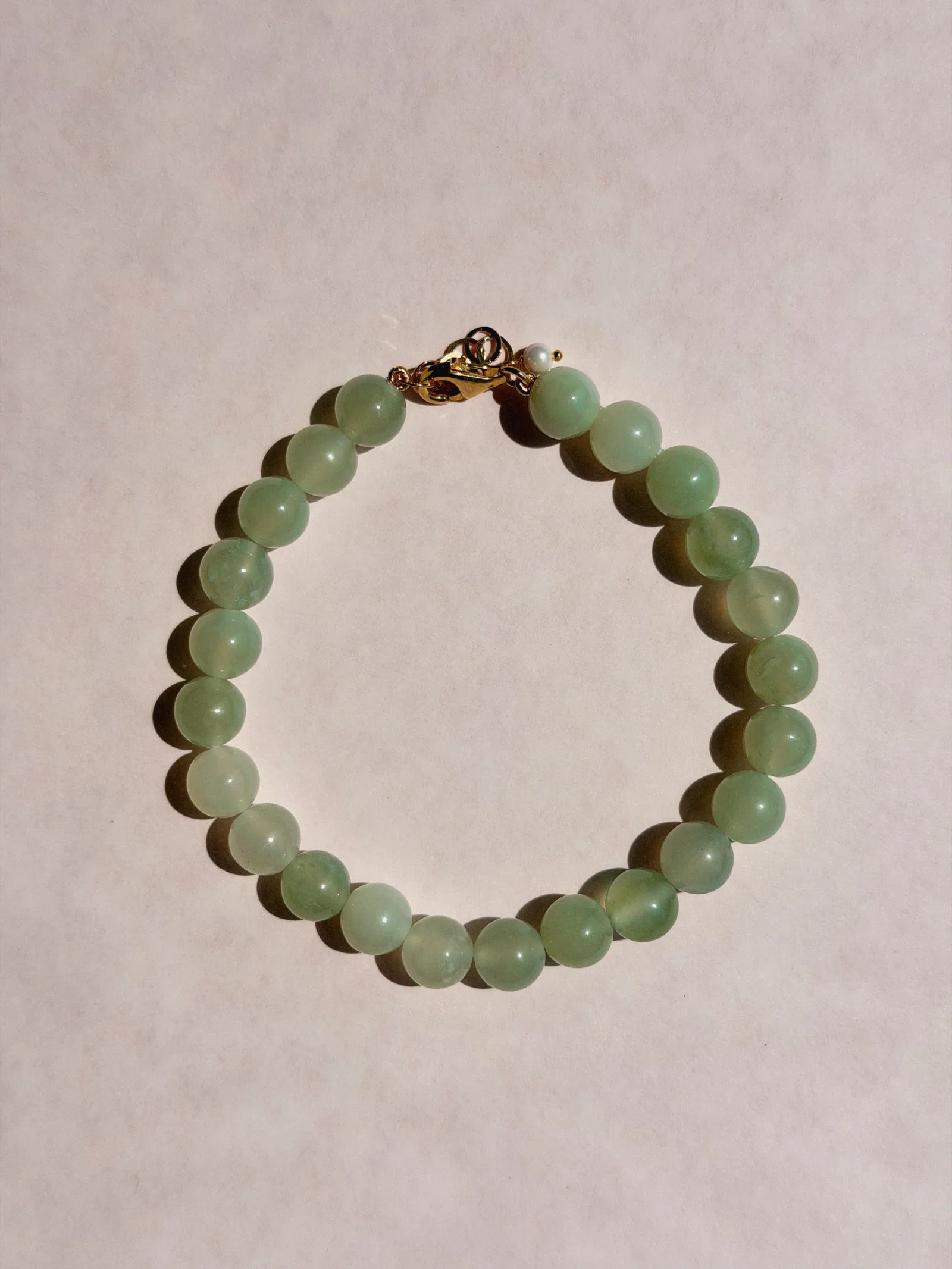 Image of PALOMA ANKLET LIME JADE